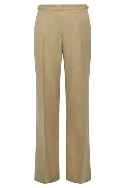 Women's Hay Wool Silk Vesta Flare Pant | Gabriela Hearst