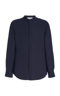 Ollie Shirt in Dark Navy Linen