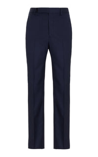 Sebastian Pant in Dark Navy Virgin Wool Twill