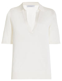 Frank Polo in Ivory Silk Cashmere