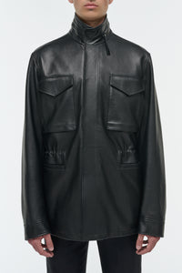 Darwin M64 Jacket in Black Nappa Leather