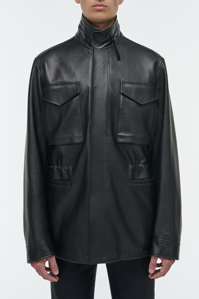 Darwin M65 Jacket in Black Nappa Leather – Gabriela Hearst
