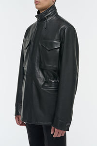 Darwin M64 Jacket in Black Nappa Leather