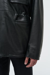 Darwin M64 Jacket in Black Nappa Leather