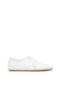 Luca Shoe in Cream Textured Leather
