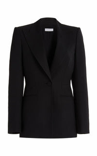 Addin Blazer in Black Cashmere Virgin Wool