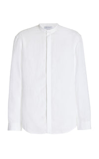 Ollie Shirt in White Linen