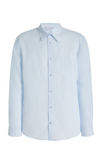 Quevedo Shirt in Light Blue Linen