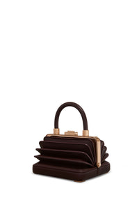 Mini Diana Bag in Bordeaux Nappa Leather