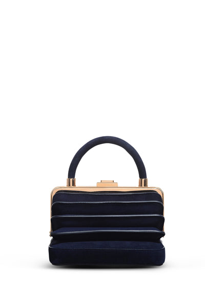 Diana Bag in Navy Suede Gabriela Hearst