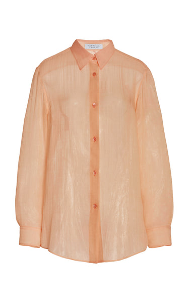 【関税込み】Gabriela Hearst ピンク Bandeira Tシャツ Bandeira T-Shirt in Pale Blush Fine Cotton Jersey – Gabriela