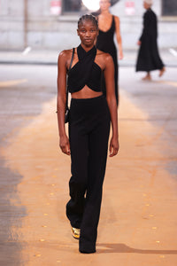 Eris Knit Top in Black Merino Wool