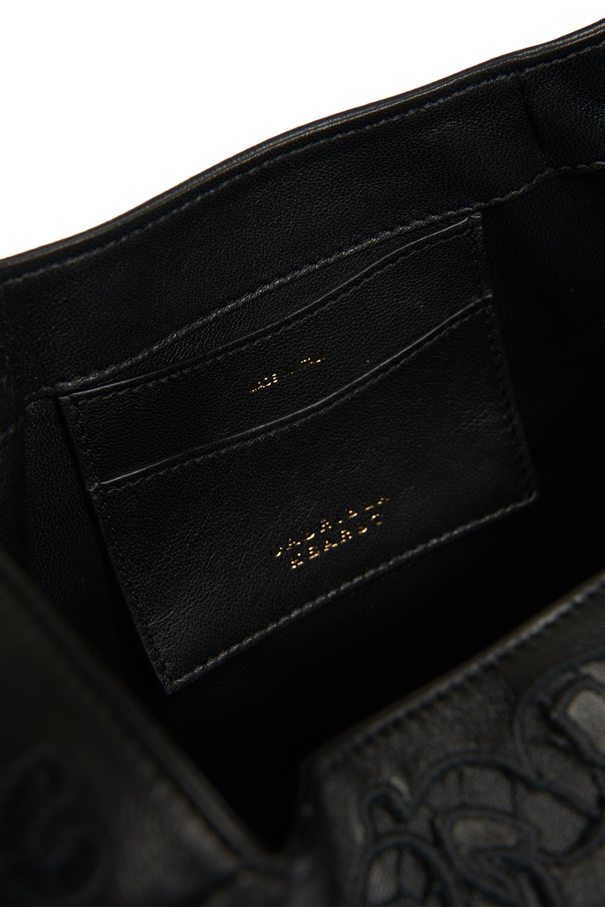 Nina Lace Bag in Black Nappa Leather