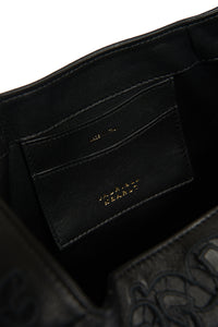 Nina Lace Bag in Black Nappa Leather