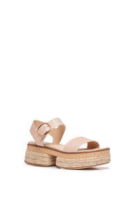 Ryka Braided Sandal in Blush Leather