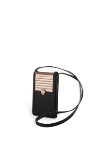 Mabel Phone Case in Black Nappa Leather