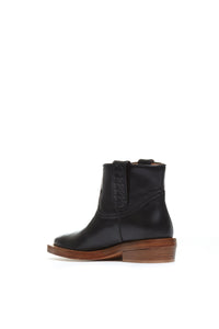 Reza Ankle Boot in Black Leather