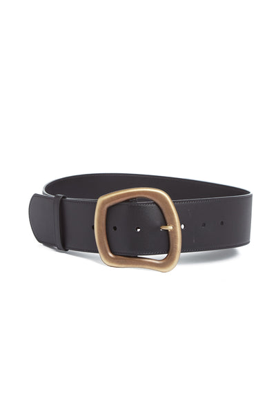 NWT Silvia Tsherassi Simone leather and plastic belt Eines Belt – Silvia Tcherassi USA main image 3
