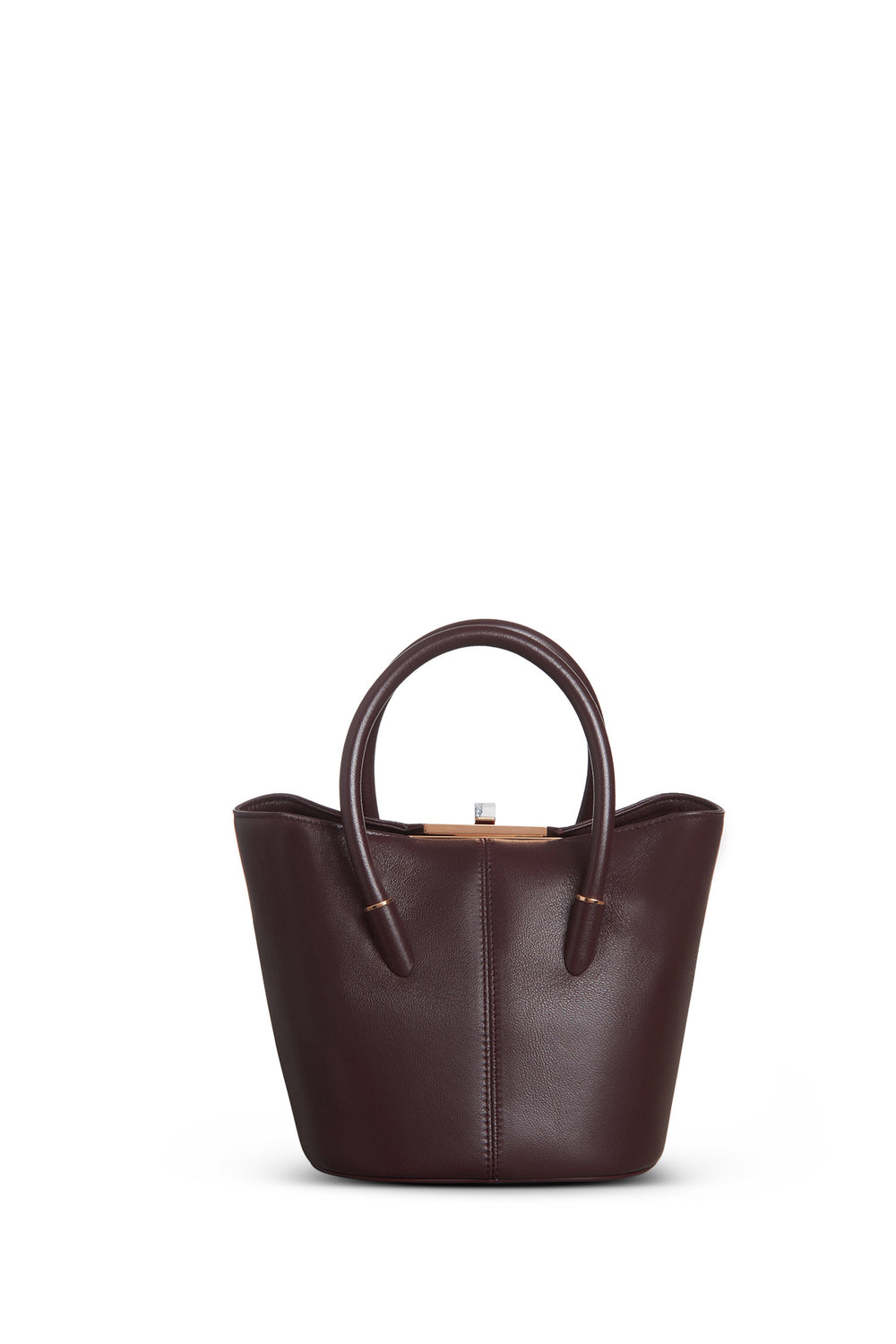 Mini Baez Bag in Bordeaux Nappa Leather