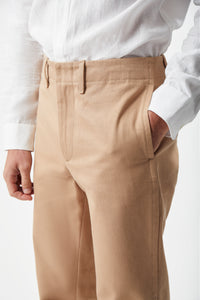 Rhys Pant in Camel Organic Cotton