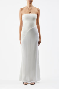 Penna Dress in Ivory Lightweight Wool