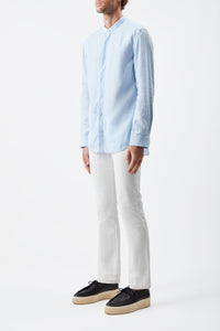 Ollie Shirt in Light Blue Linen