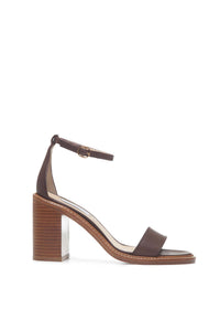Meister Heel Sandal in Bordeaux Leather