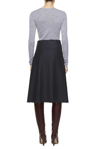 Ram-Ovaries Knit Sweater in Grey Merino Wool