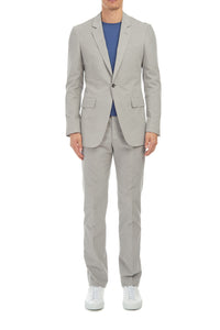 Damien Jacket in Neutral Cotton