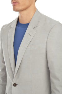 Damien Jacket in Neutral Cotton
