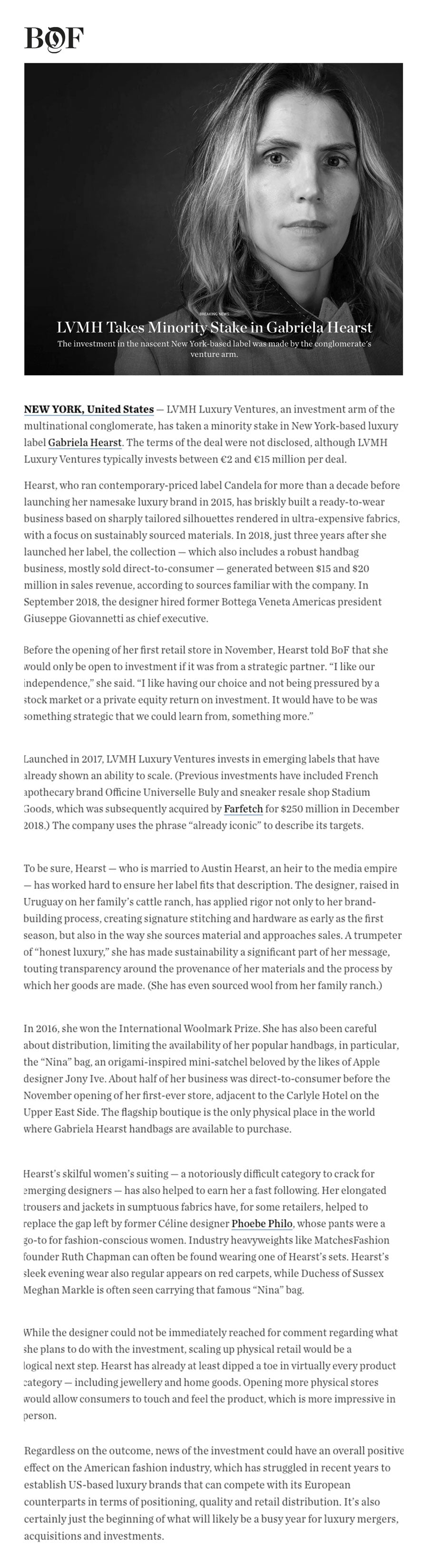 LVMH Acquisitions - Timeline
