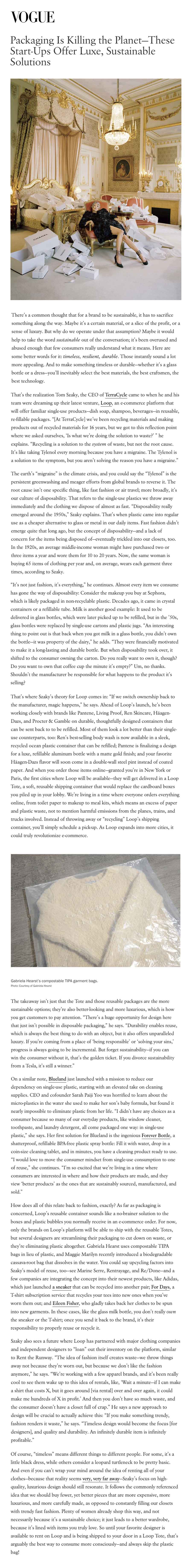 Packaging Is Killing the Planet