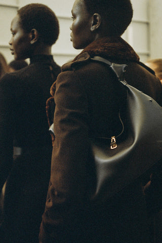 Houstt Trench Coat in Chocolate Cashmere Corduroy