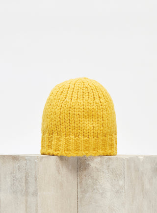 Pacino Knit Hat in Golden Birch Welfat Cashmere
