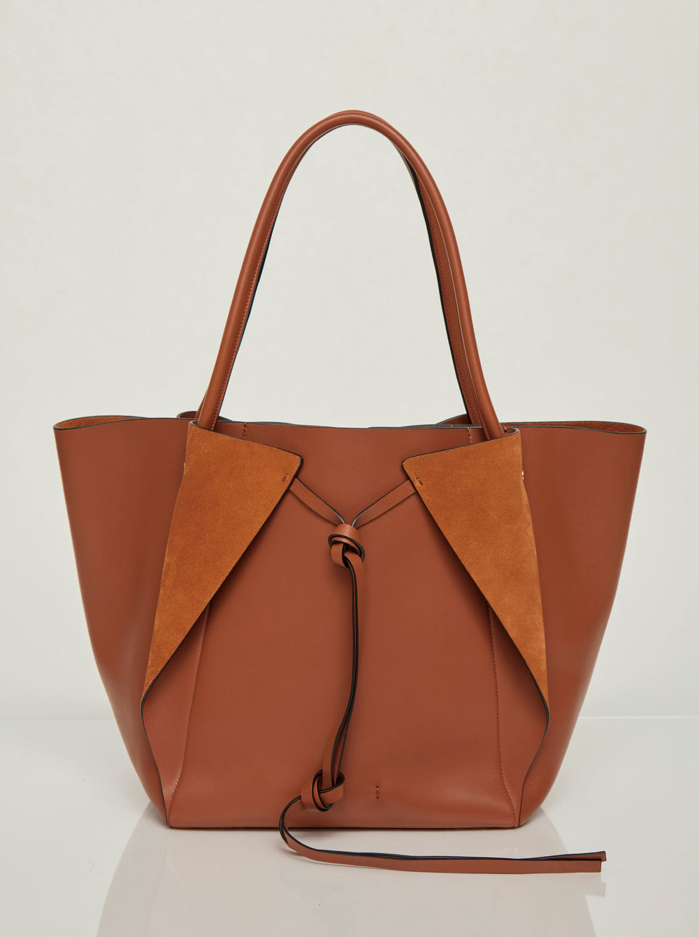 Marija Tote Bag in Cognac Soft Leather