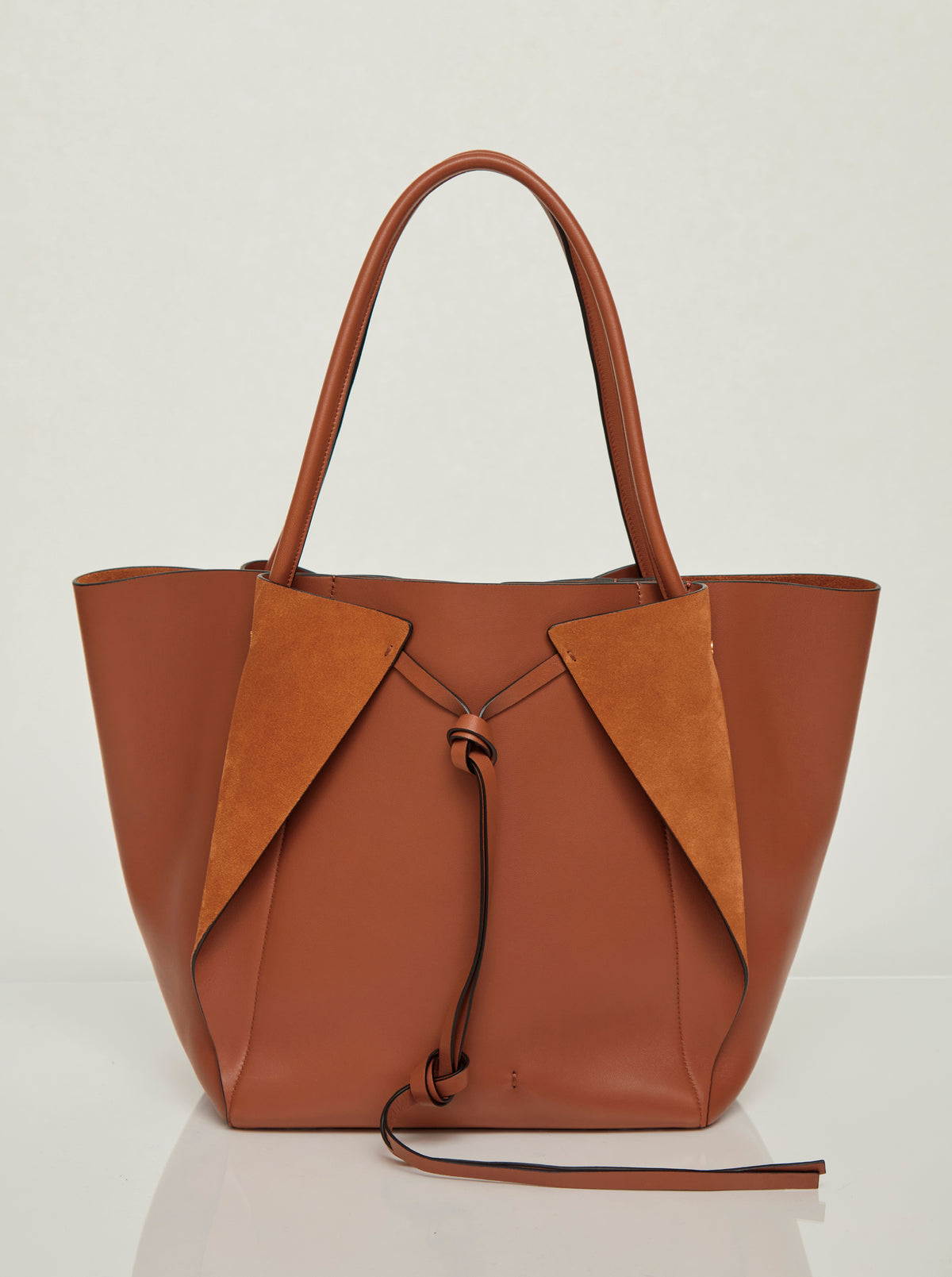 Marija Tote Bag in Cognac Soft Leather