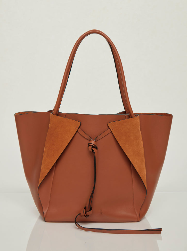 Marija Tote Bag in Cognac Soft Leather
