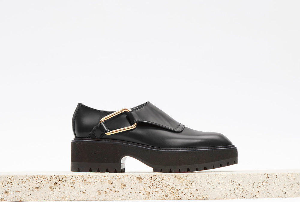 Nash Shoe in Black Leather