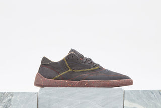 Charcoal Nubuck Ohio Sustainable Sneakers - Lifestyle Shot | Gabriela Hearst