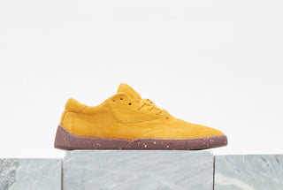 Golden Birch Nubuck Ohio Sneakers - Marble Platform Display | Gabriela Hearst