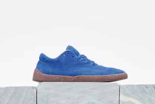 Cobalt Nubuck Ohio Slip-On Sneakers - Lifestyle Side Profile | Gabriela Hearst