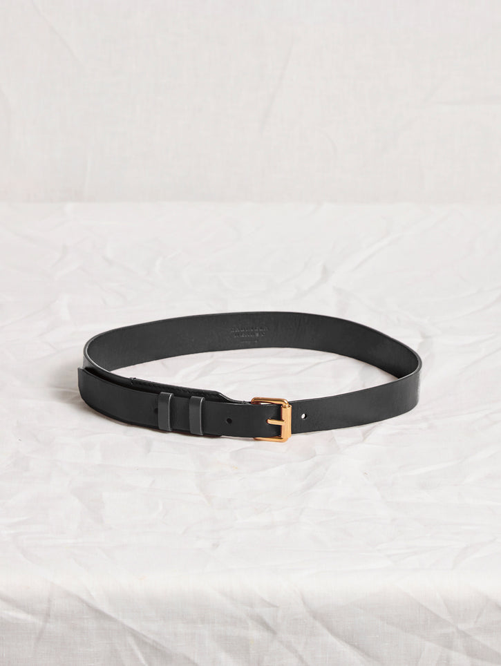 Nilmot Belt in Black Leather