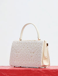 Carrington Bag in Ivory Cashmere Lace