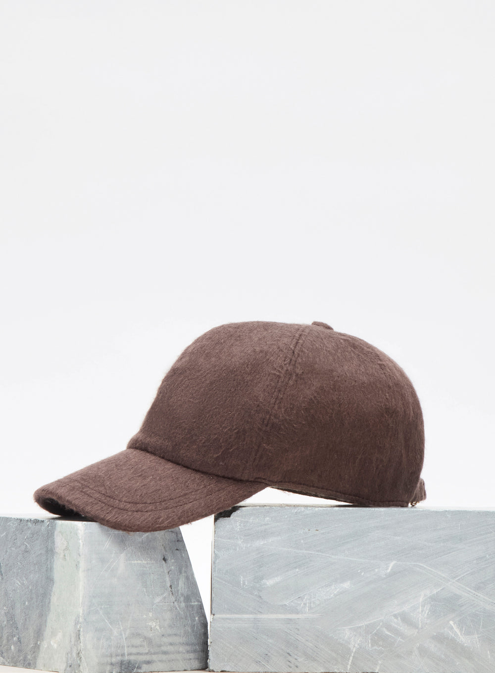 Zed Baseball Hat in Chocolate Cashmere