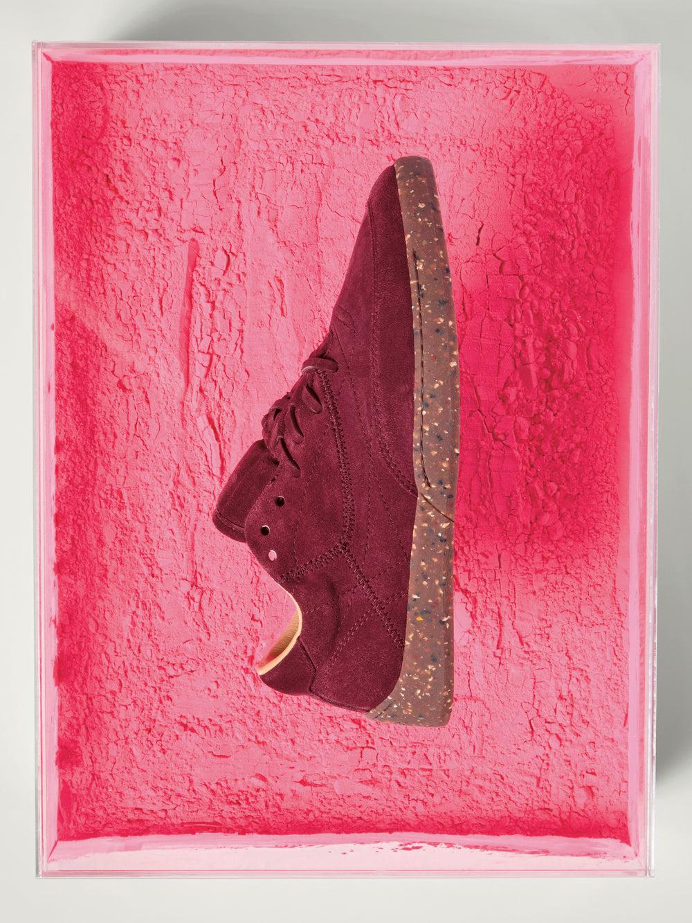 Ohio Slip-on Sneaker in Bordeaux Nubuck