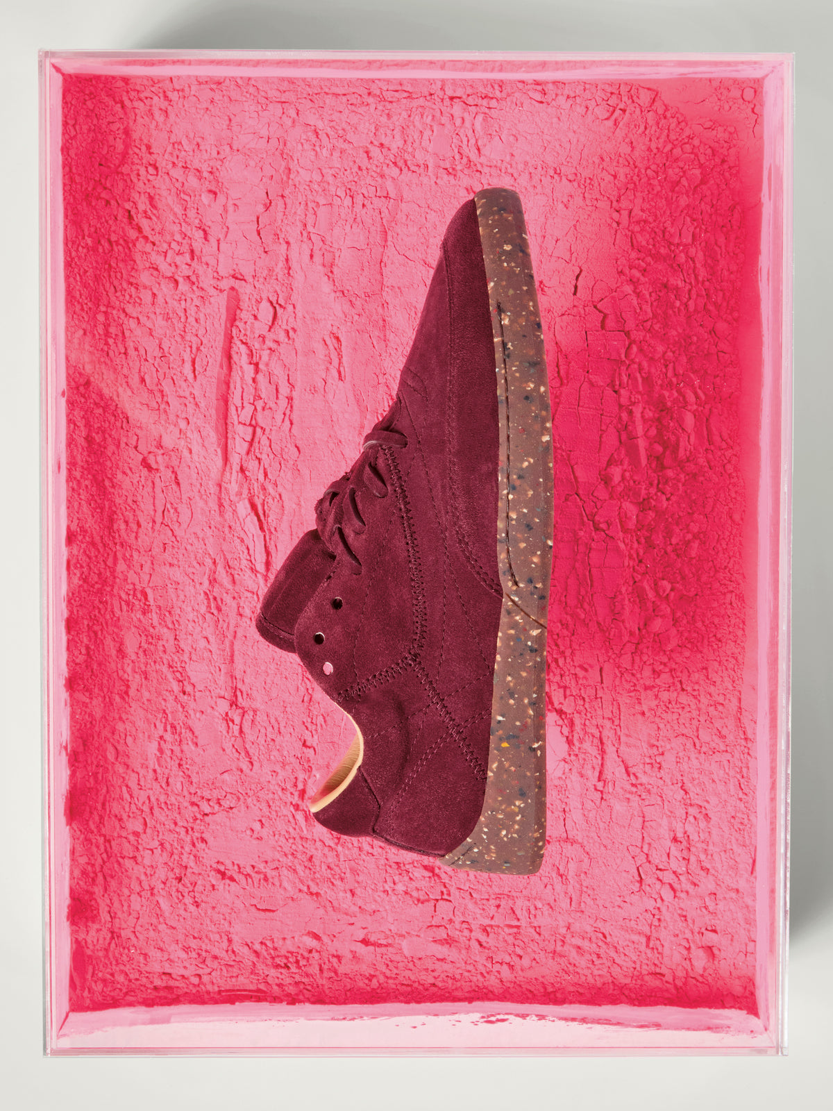 Ohio Slip-on Sneaker in Bordeaux Nubuck