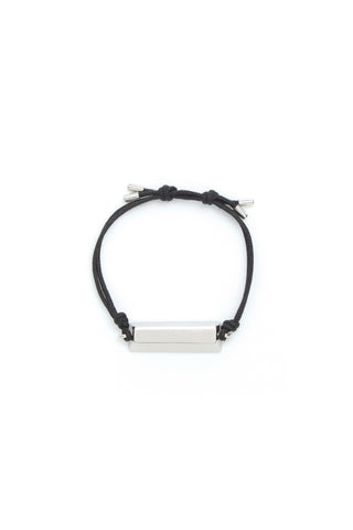 Platinum Bar Bracelet with Pearls - Flat Lay View | Gabriela Hearst