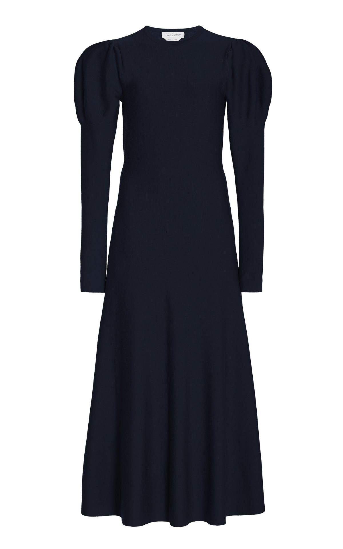 Hannah Knit Dress in Dark Navy Merino Wool