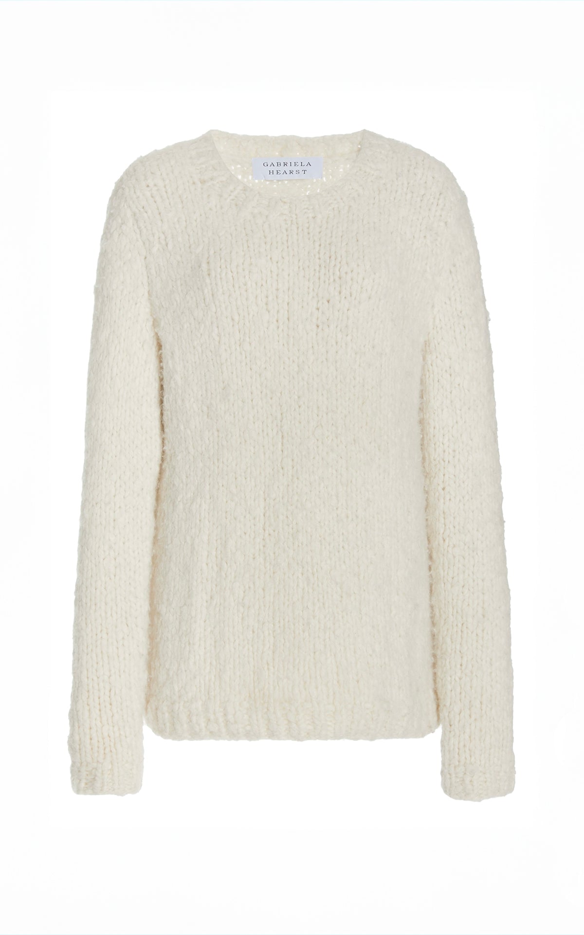 Lawrence Knit Sweater in Ivory Welfat Cashmere