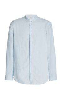 Ollie Shirt in Light Blue Linen